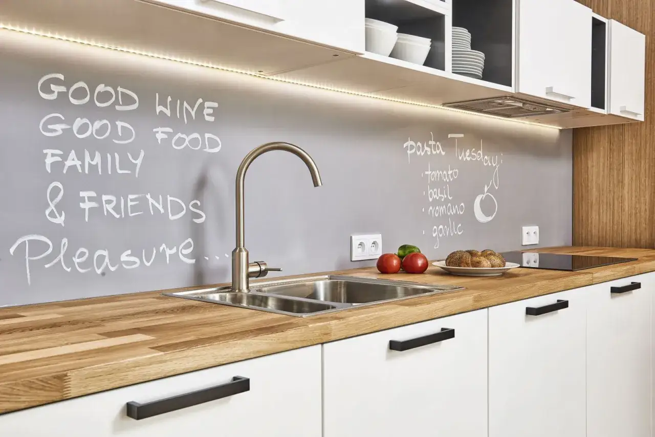 Alternatywy dla płytek w kuchni nad zlewem - nowoczesne materiały i styl
