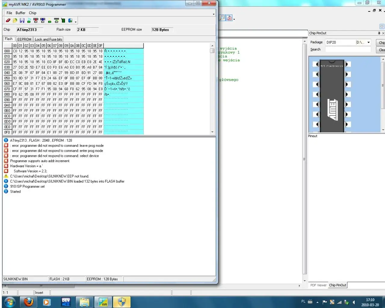 Bascom ATtiny2313: Naucz się programować mikrokontrolery AVR