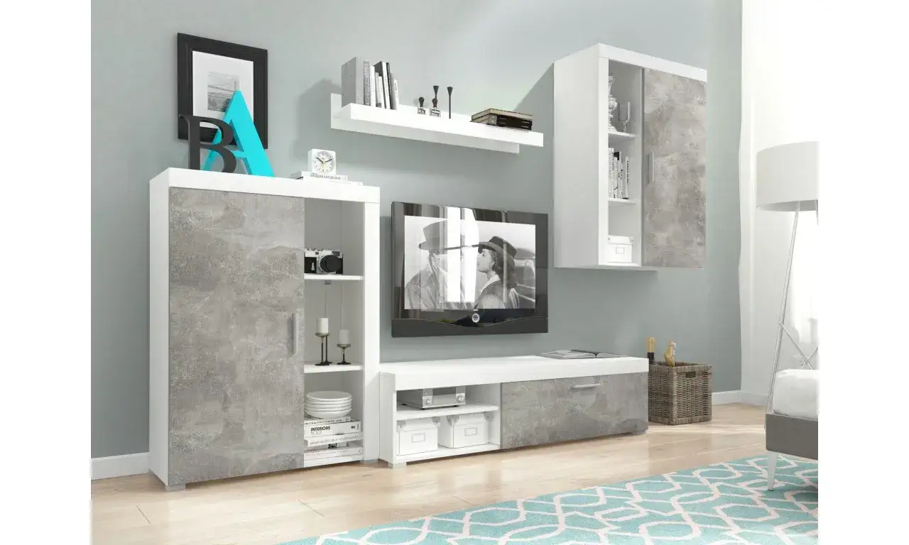 Dlaczego meblościanka szara jest idealnym wyborem do nowoczesnego salonu?