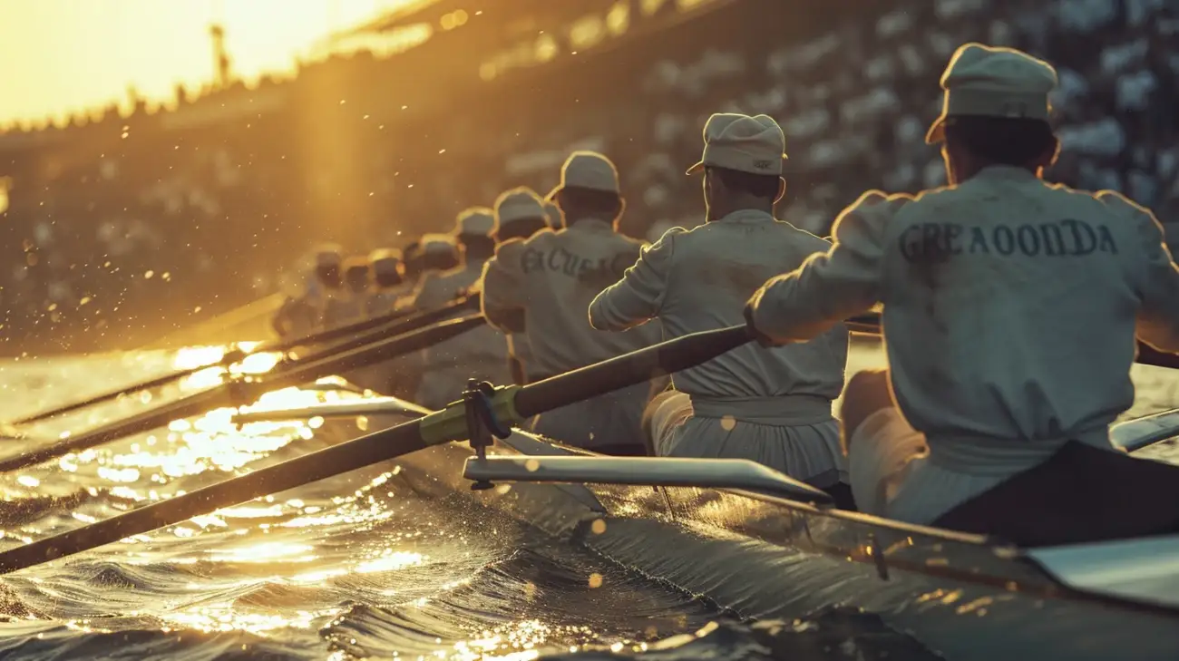 ósemka ze sternikiem online - sportowy film George'a Clooneya już dostępny w Polsce