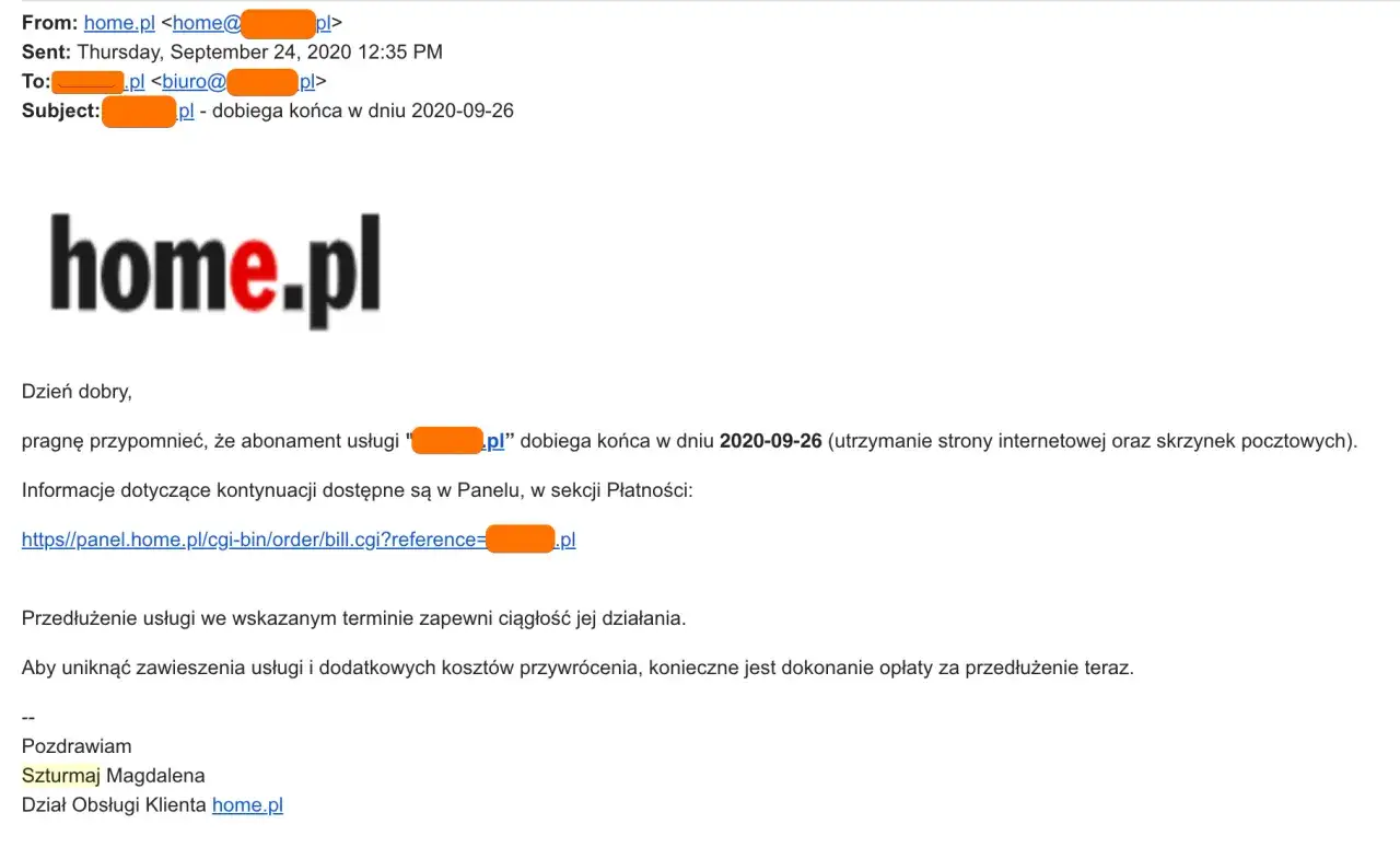 Domena home.pl: Co dalej? Strona, poczta, SSL krok po kroku