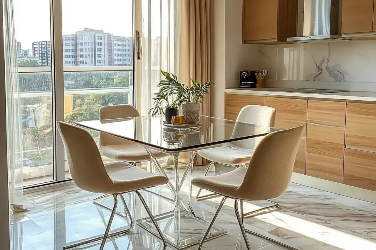 Jak dobrać krzesła do szklanego stołu? Style, materiały, kolory