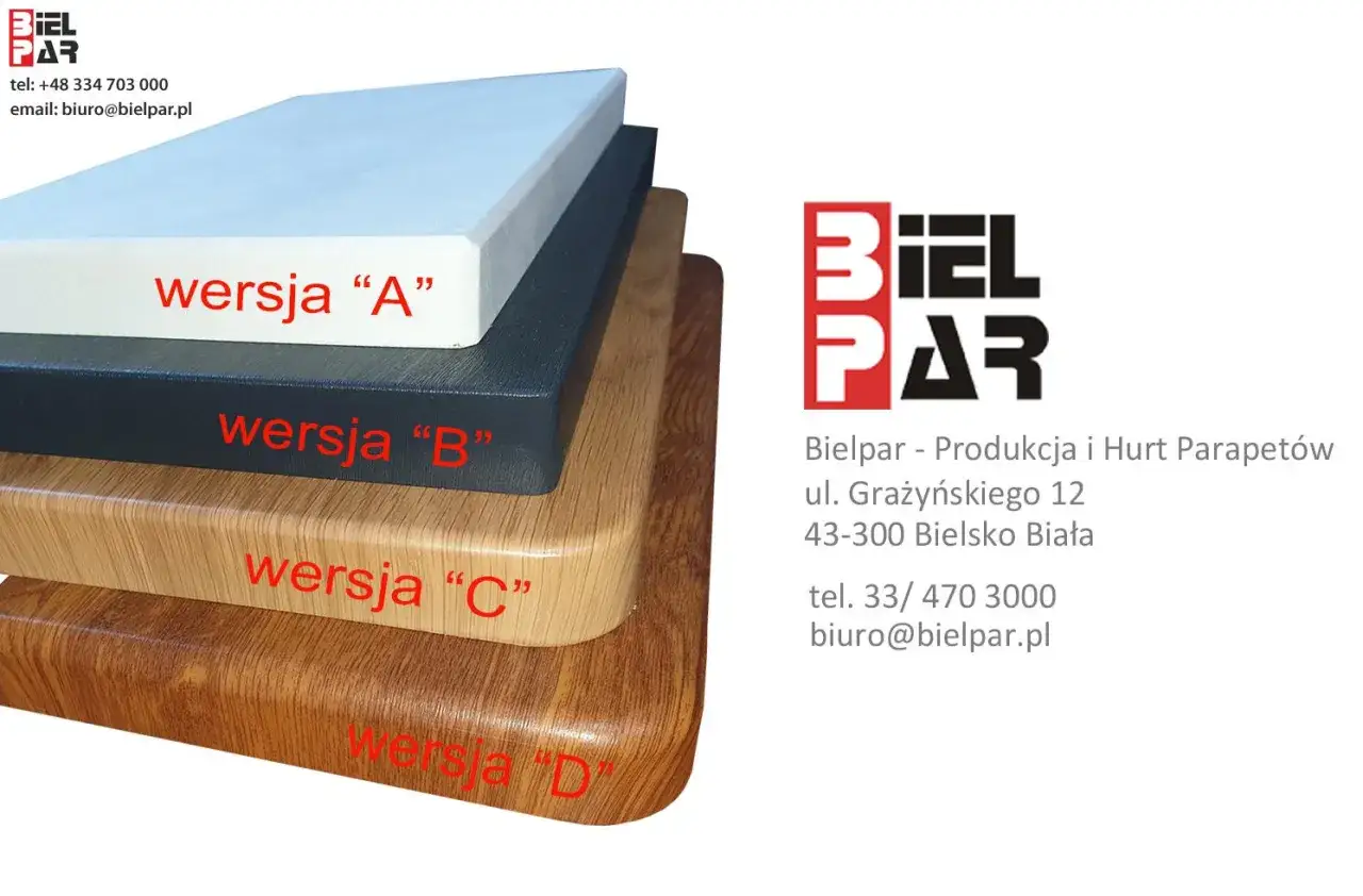 Jakie parapety wewnętrzne do okien złoty dąb? 5 najlepszych opcji