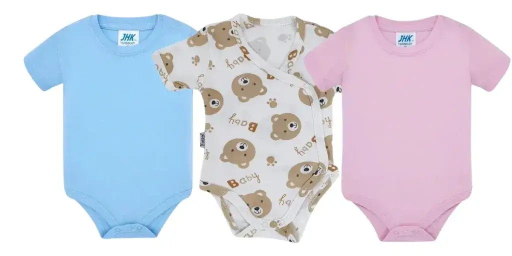 Najlepsze body niemowlęce kopertowe z krótkim rękawem dla Twojego dziecka