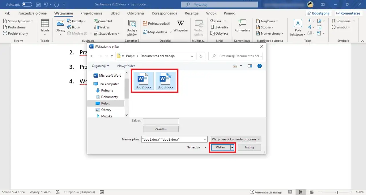 Jak połączyć pliki Word bez utraty formatowania - krok po kroku