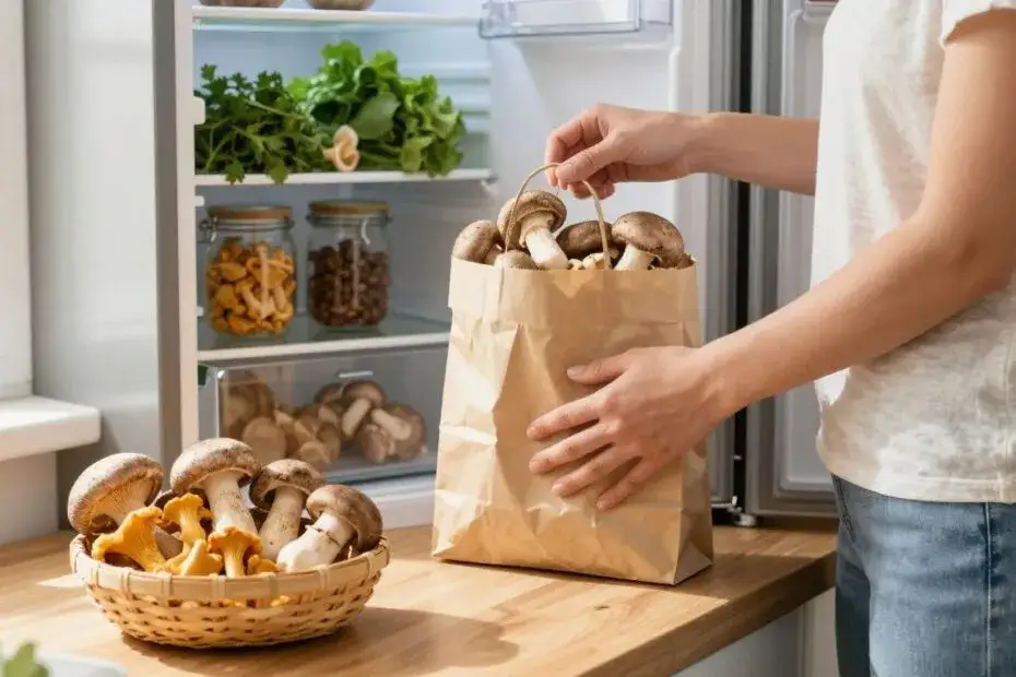 Grzyby w lodówce: Sprawdzone metody na świeżość do 7 dni