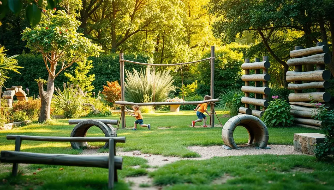 Tor przeszkód DIY w ogrodzie: bezpieczna zabawa i rozwój dziecka