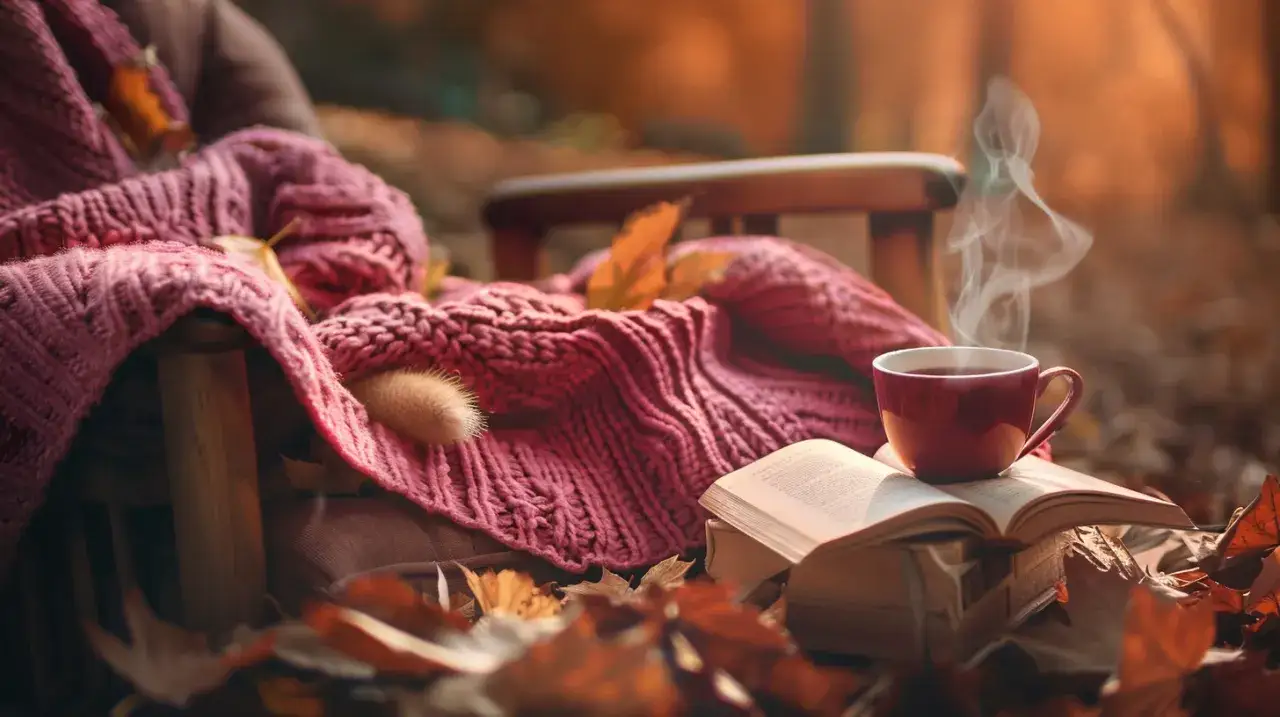 Malinowy sweter: Jak nosić intensywne kolory jesienią bez przesady?