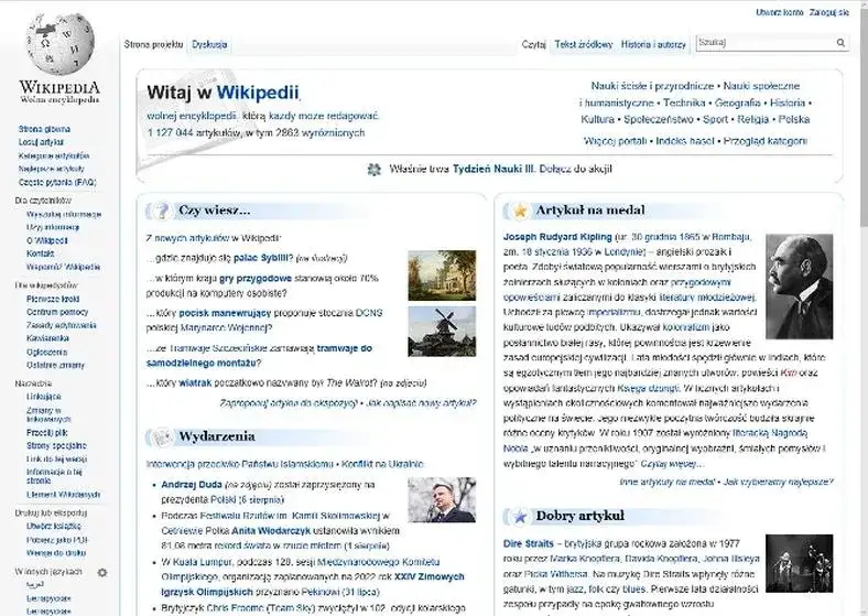 Pierwsza strona internetowa a Wikipedia: zobacz, jak wyglądały!