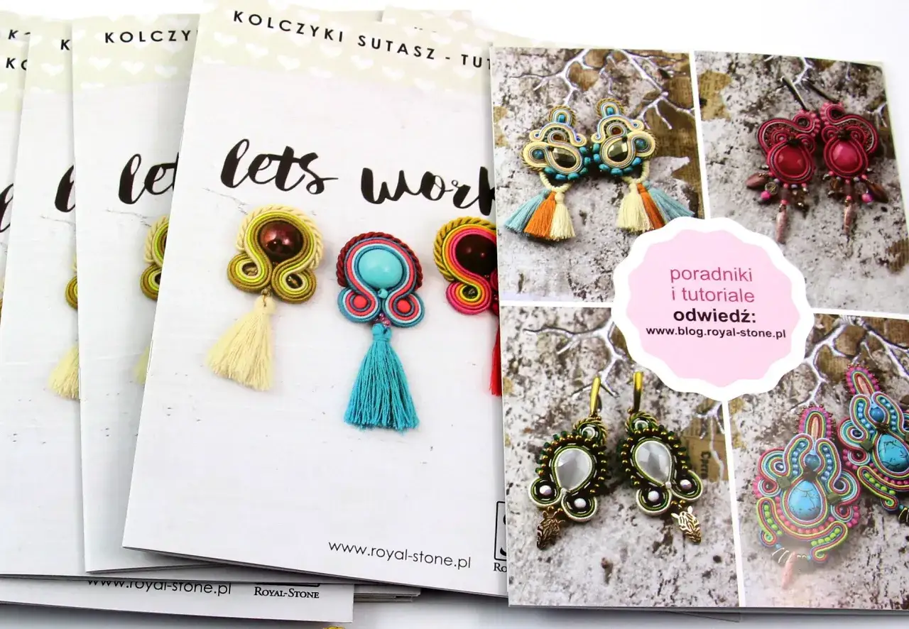 Kolczyki sutasz zachwycają kolorami i kunsztem wykonania. Poradniki i tutoriale o tym, co to jest sutasz, znajdziesz na blogu.