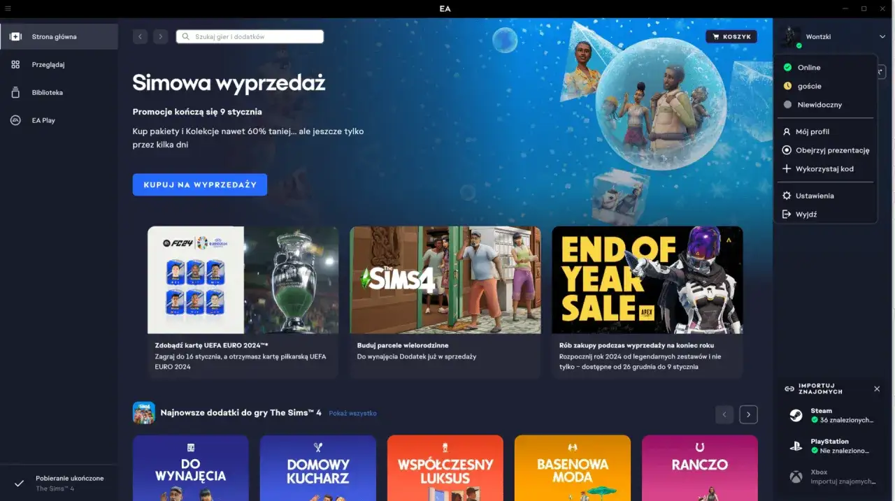 Jak połączyć konto Steam z Origin i zyskać dostęp do gier EA