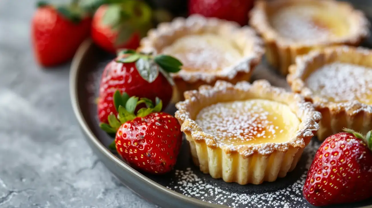 Babeczki kruche z nadzieniem budyniowym: idealne na deser!