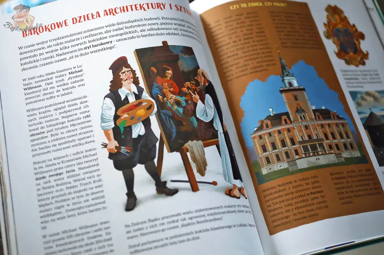 Barokowe dzieła architektury i sztuki Dolnego Śląska. Malarz Michael Willmann tworzył wspaniałe obrazy.