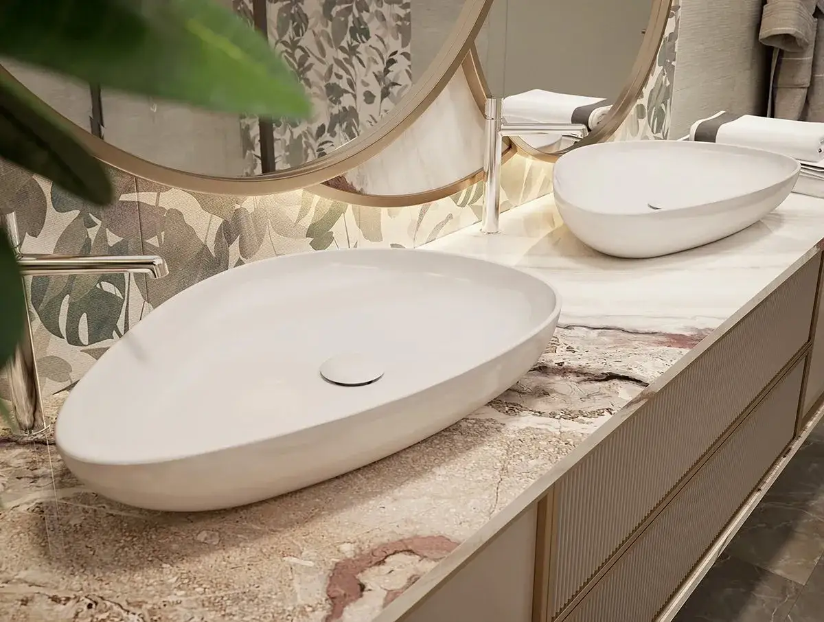 Jaką umywalkę nablatową wybrać do szafki 60 cm, by uniknąć błędów?