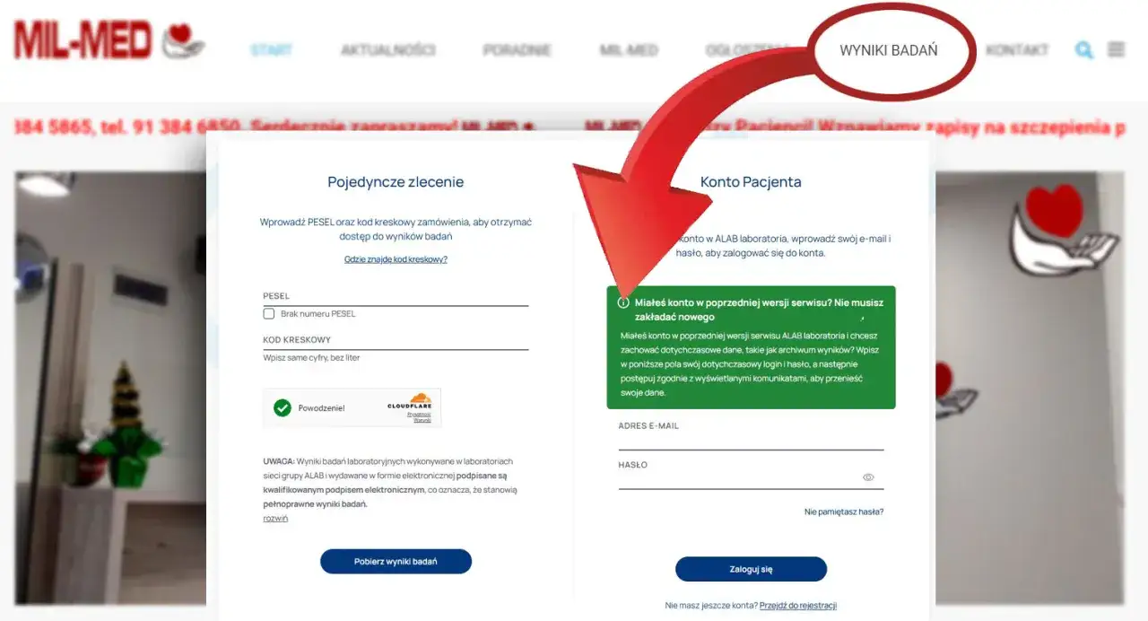 Chcesz wiedzieć, ile trzeba czekać na wyniki krwi? Kliknij "Wyniki badań", aby sprawdzić.