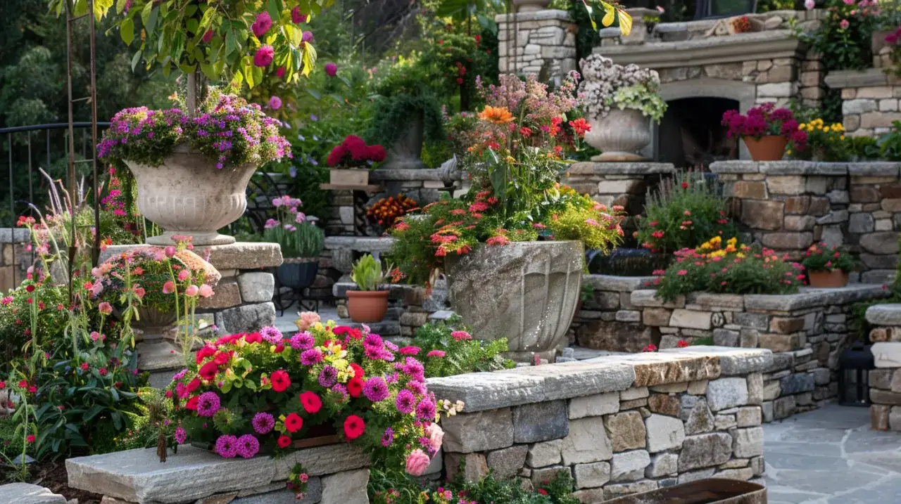 Donice z kamienia naturalnego – Trwałe i eleganckie dekoracje ogrodowe