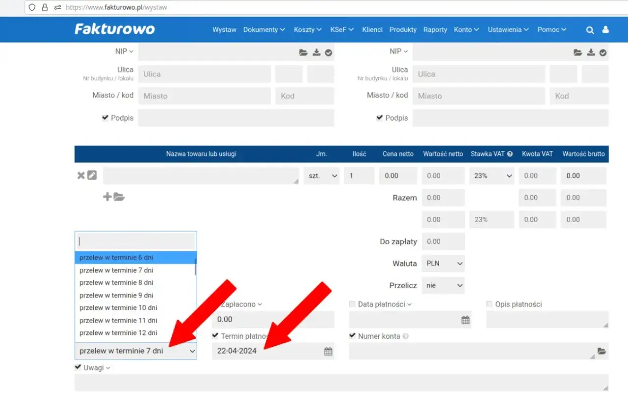 Termin płatności na fakturze: Jakie są zasady i kiedy zapłacisz?