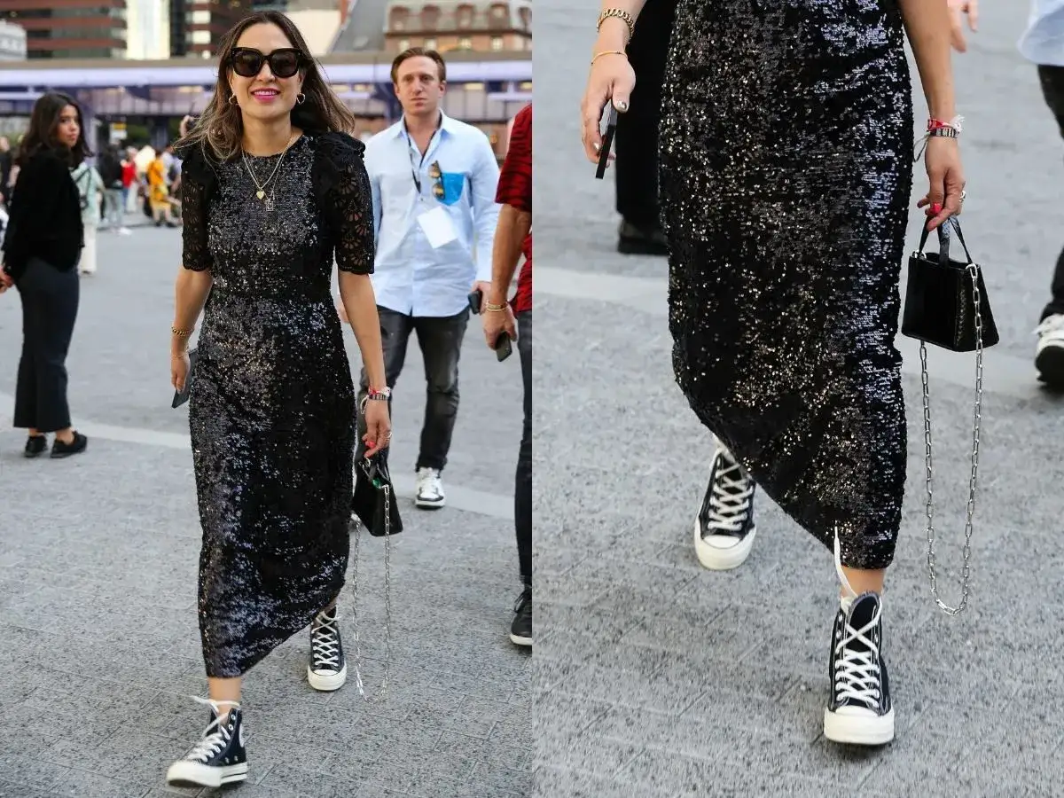 Jaka sukienka do czarnych butów? Oto stylizacje, które zachwycą