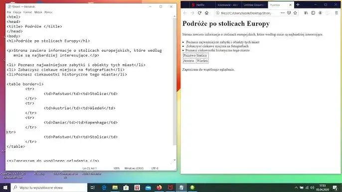 Jak zrobić tabelę HTML w notatniku - proste kroki dla początkujących