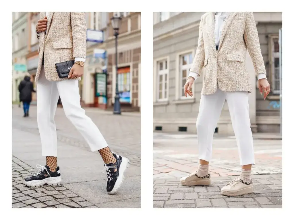 Jakie buty do białych spodni? Stylizacje damskie i męskie