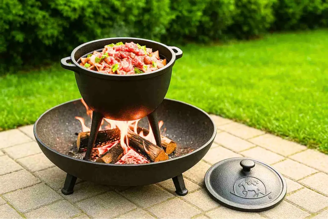 Idealny kociołek na ognisko: Wybór, wypalanie, konserwacja