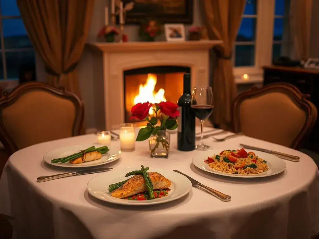 Romantyczna kolacja w domu: Plan, menu, atmosfera. Zaskocz partnera!