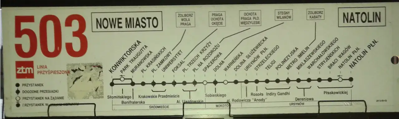 Rozkład jazdy 503 – sprawdź, kiedy autobus kursuje w Twojej okolicy