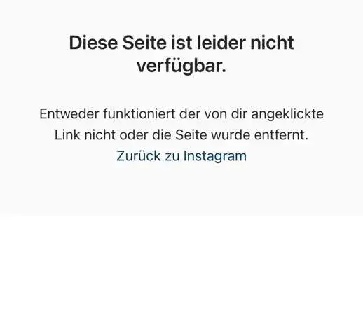 Instagram "Seite nicht verfügbar"? So lösen Sie das Problem schnell!