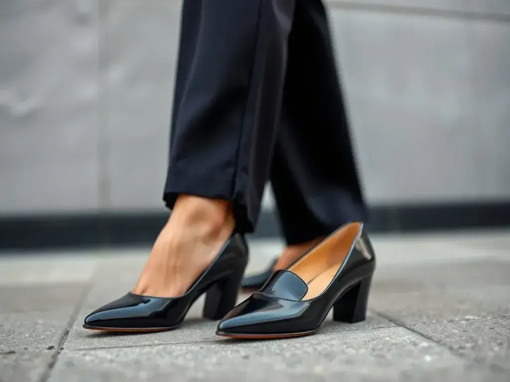 Buty do kombinezonu z szerokimi nogawkami: Klucz do idealnych proporcji