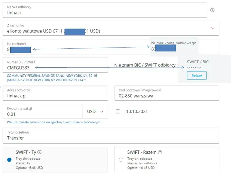 Jak znaleźć kod SWIFT mBank i uniknąć problemów z przelewami
