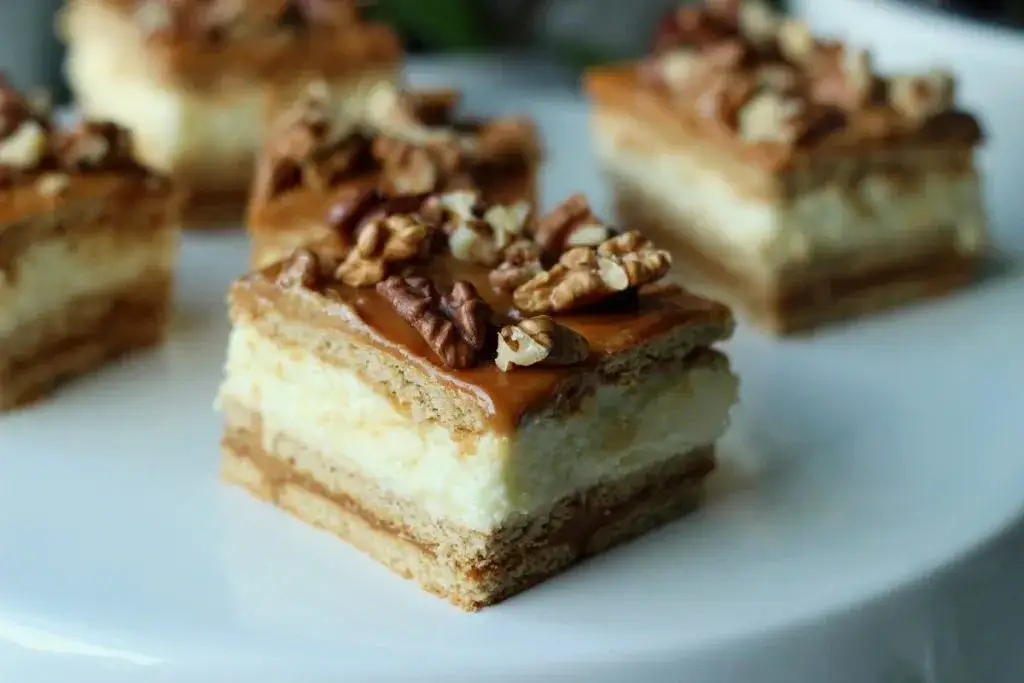 Pyszne ciasto krówka na herbatnikach - łatwy przepis krok po kroku