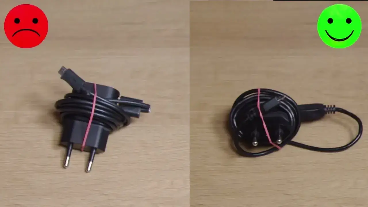 Jak zwinąć kabel od ładowarki, by uniknąć uszkodzeń i plątania