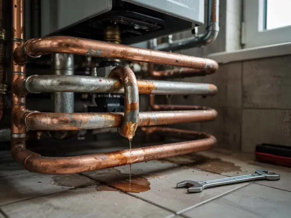 Uszkodzona wężownica w bojlerze - objawy, które musisz znać