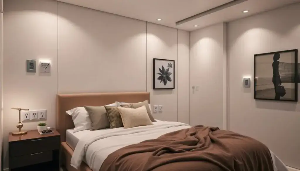 Jak rozmieścić kontakty w sypialni, by uniknąć problemów z dostępem