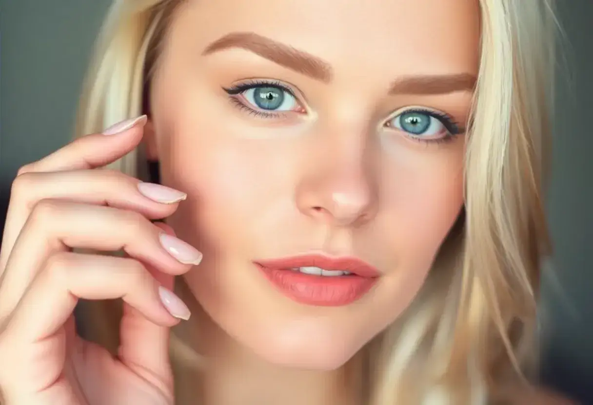 Idealny kolor brwi dla blondynek podkreśla ich naturalne piękno. Delikatne, subtelne brwi idealnie komponują się z jasnymi włosami.