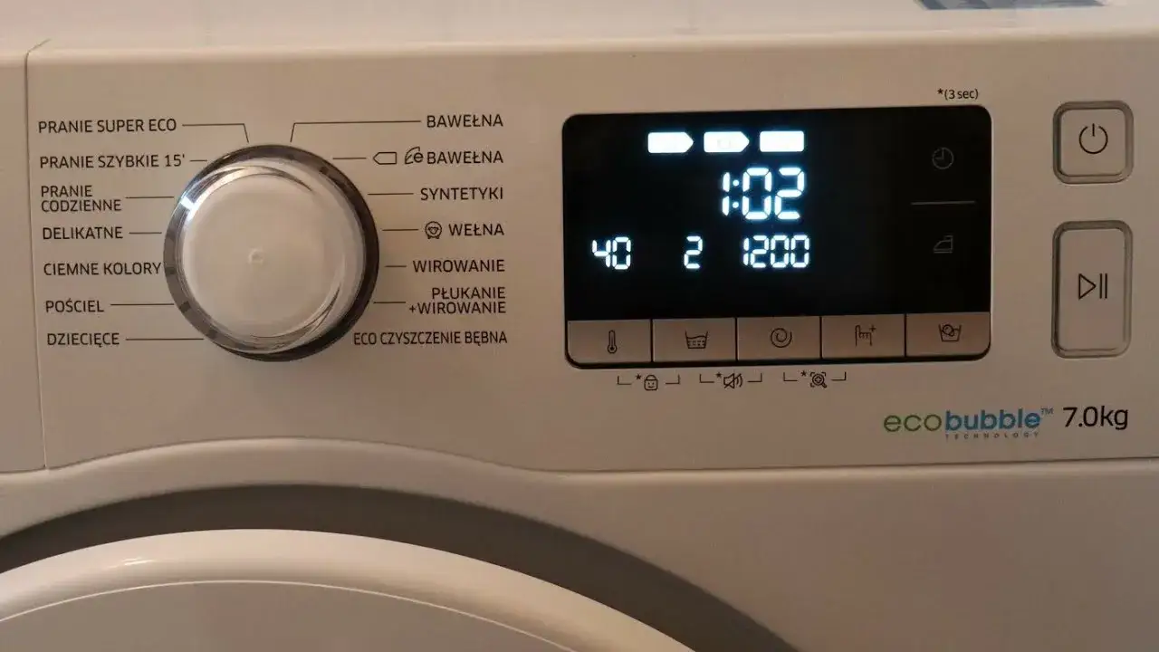 Eco Czyszczenie Bębna Samsung: Włącz i zgaś kontrolkę!