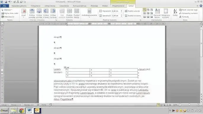 Jak wyrównać tabelę w Wordzie i uniknąć najczęstszych błędów