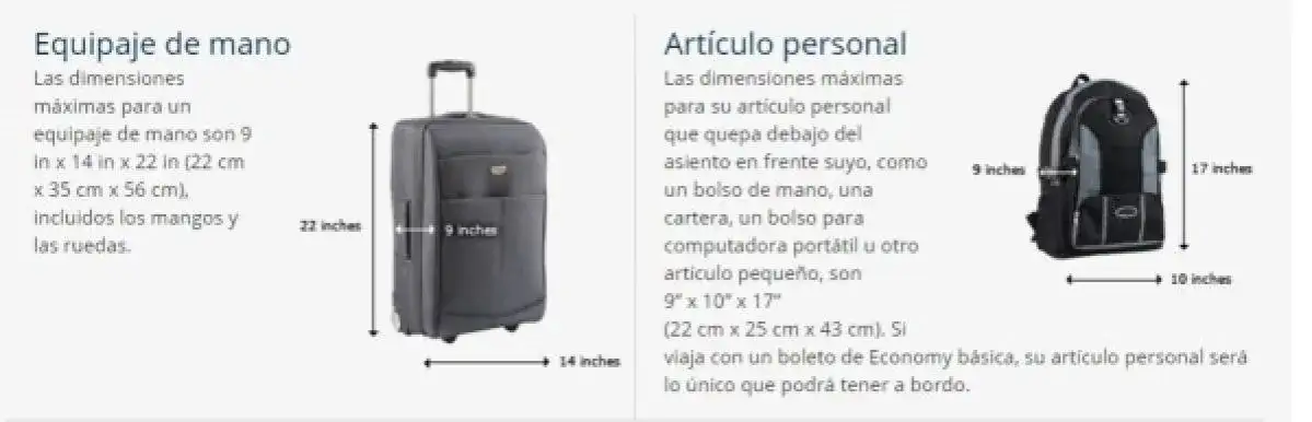 Medidas equipaje de mano Volotea: evita sorpresas en tu vuelo