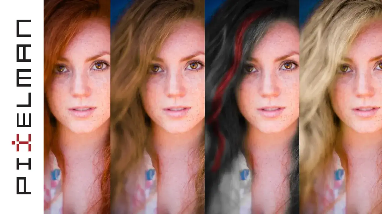 Jak zmienić kolor włosów w Photoshopie? Naturalny efekt krok po kroku