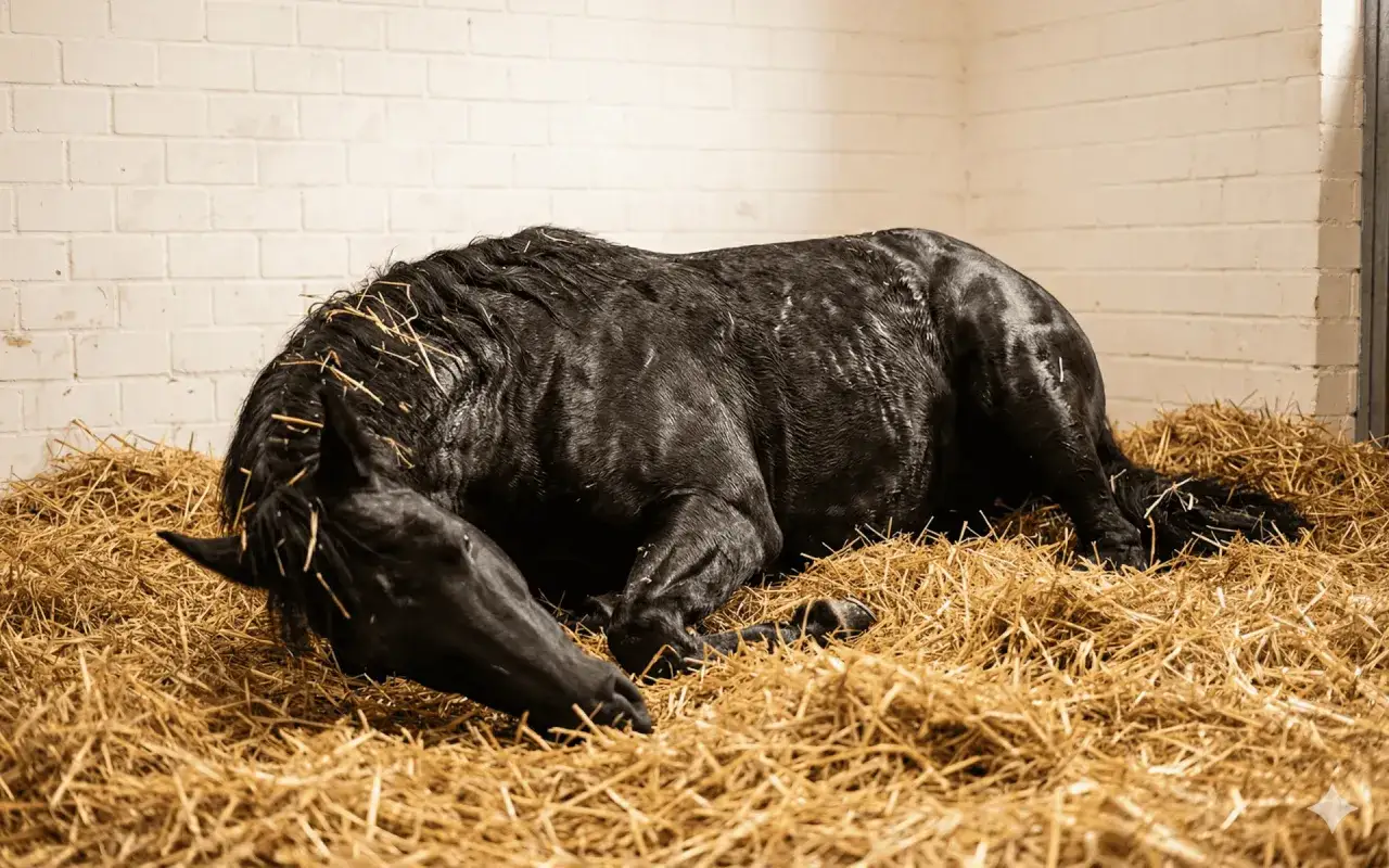Podejrzewasz kolkę? Objawy u konia i natychmiastowa pomoc