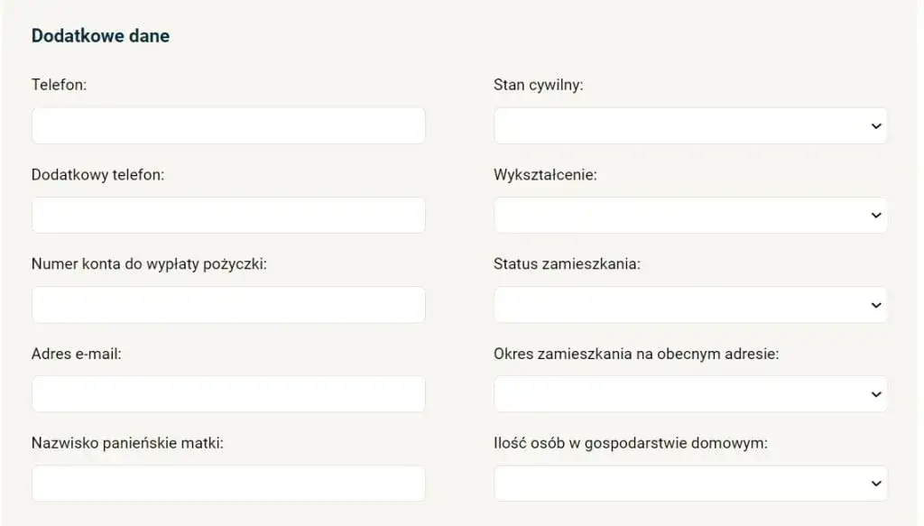 Jakie dane potrzebne do chwilówki, aby uniknąć problemów z wnioskiem?