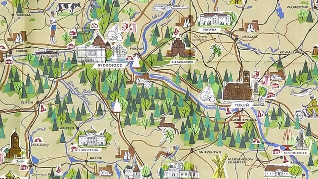 Mapa atrakcji kujawsko-pomorskiego: najciekawsze miejsca regionu