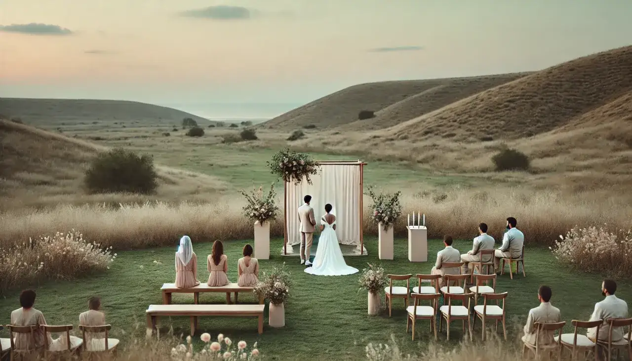 Mikrowesela 2026: intymna ceremonia z personalizacją, wspierana przez technologię AI, w malowniczej scenerii.