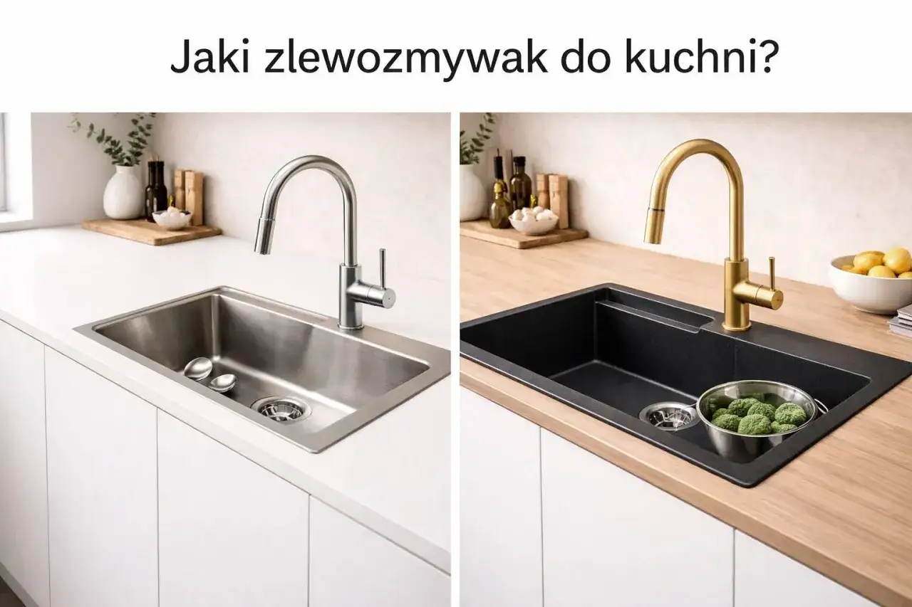 Jaki zlew wybrać? Poradnik: materiały, montaż, funkcje