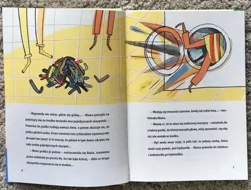 Co mama małej Be zrobiła z lewej szarej skarpetki? Niezwykła przygoda!