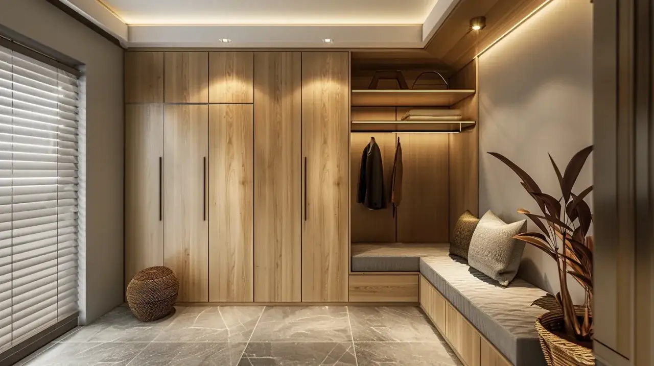 Czy szafa narożna z siedziskiem idealnie wykorzysta miejsce?