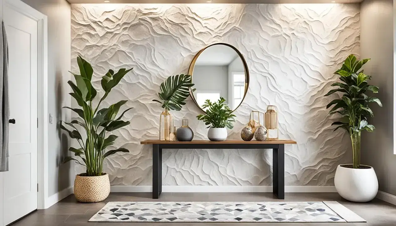 Tynk ozdobny na ściany w przedpokoju - wybierz najlepsze rozwiązania