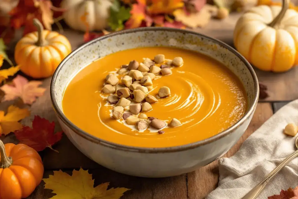 Velouté potimarron châtaigne : la recette automnale parfaite (sans éplucher !)