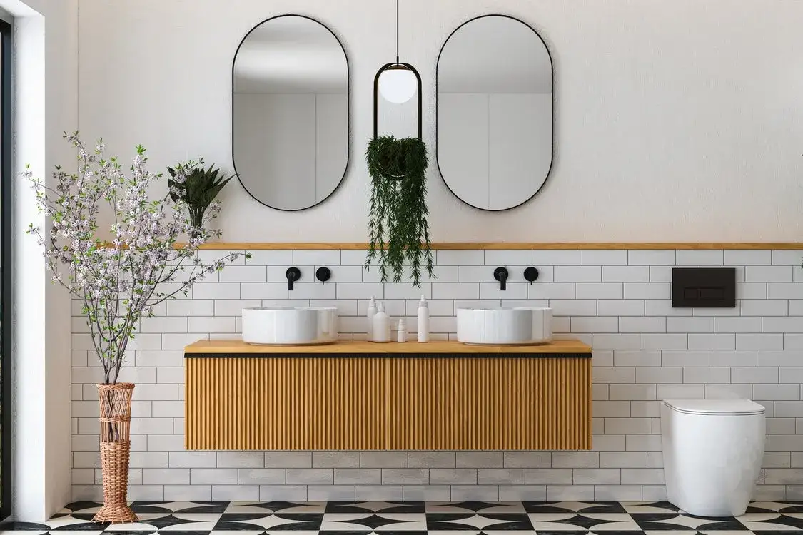 Jakiej wysokości wiesza się szafki łazienkowe, aby uniknąć bólu pleców?