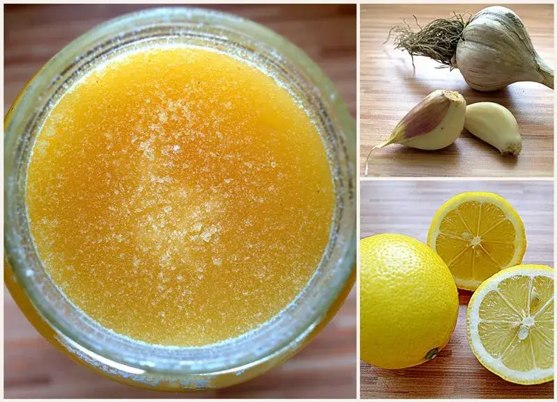  Mleko z czosnkiem, miodem i cytryną na gardło i odporność